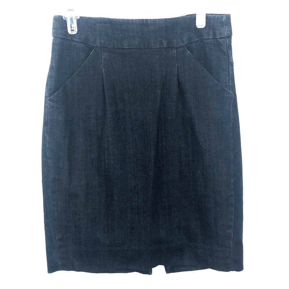 J Crew denim stretch skirt